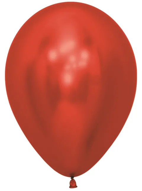 Balony Sempertex Chrome Shiny Reflex Red 12 cali 50 szt.