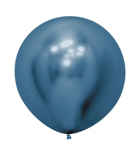 Balony Sempertex Chrome Shiny Reflex Blue 24 cale 3 szt.