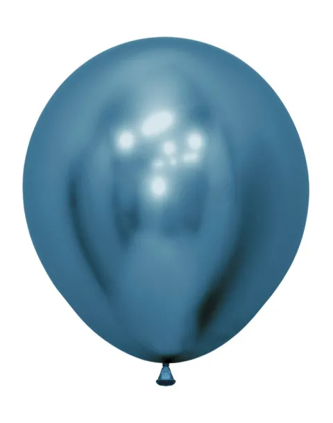 Balony Sempertex Chrome Shiny Reflex Blue 18 cali 1 szt.