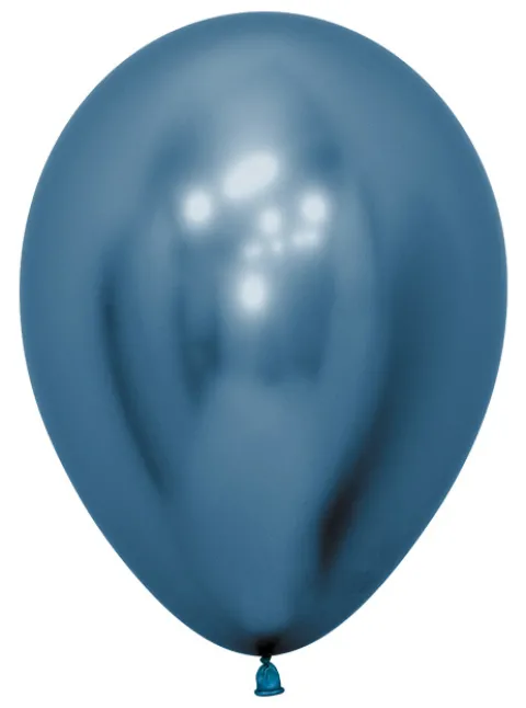 Balony Sempertex Chrome Shiny Reflex Blue 12 cali 50 szt.
