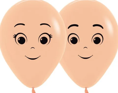 Balony Sempertex FACES twarze 12'' 12 szt