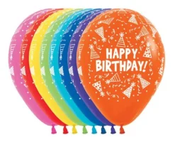 Balony Sempertex Happy Birthday Kapelusze 12'' 50 szt