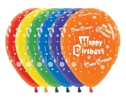 Balony Sempertex Happy Birthday Party 12'' 50 szt