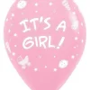Balony Sempertex It's a Girl 12'' 12 szt