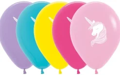 Balony Sempertex Jednorożec 12'' 50 szt Mix kolorów