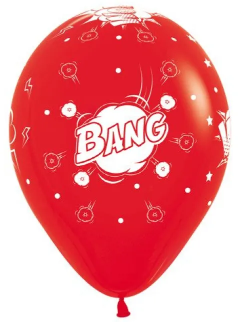 Balony Sempertex Komiks 12'' 12 szt Mix kolorów