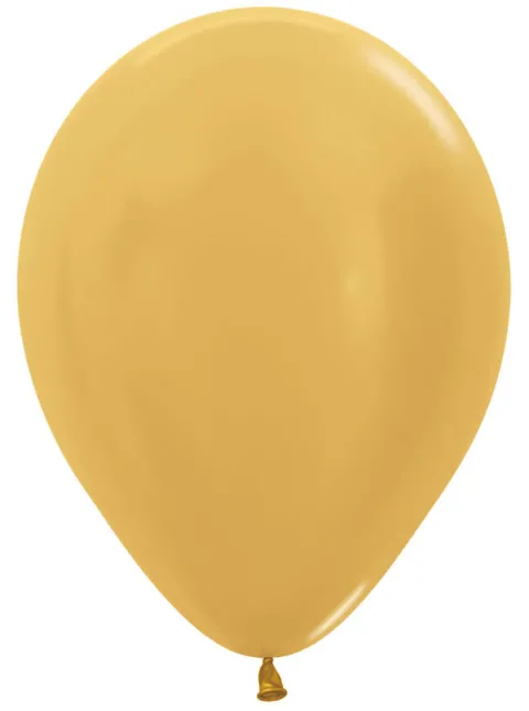 Balony Sempertex Metallic Gold 5 cali 50 szt.