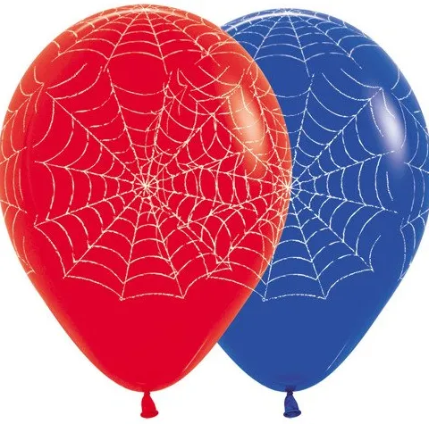 Balony Sempertex Pajęczyna 12'' 50 szt Mix