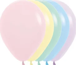 Balony Sempertex Pastel 10'' 50 szt Mix kolorów