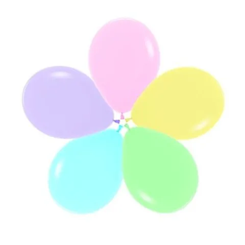 Balony Sempertex Pastel 10'' 50 szt Mix kolorów