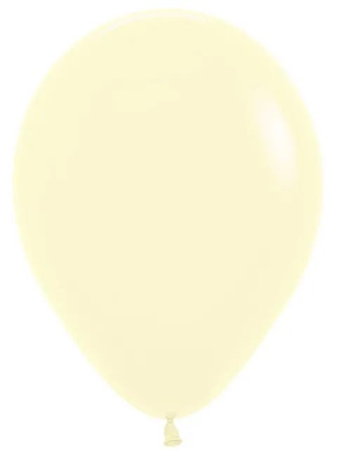 Balony Sempertex Pastel 12'' 100 szt. Yellow