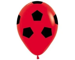 Balony Sempertex Piłka nożna 12'' 12 szt Mix kolorów