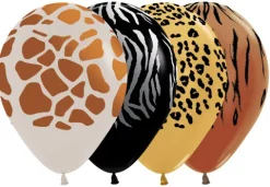Balony Sempertex Safari Animal Print 12" 25 szt.