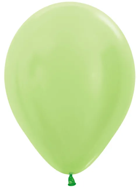 Balony Sempertex Satin Pearl 12'' 100 szt. Lime Green
