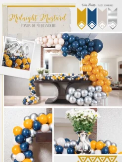 Balony Sempertex Solid 12 cali 50 szt. Mustard