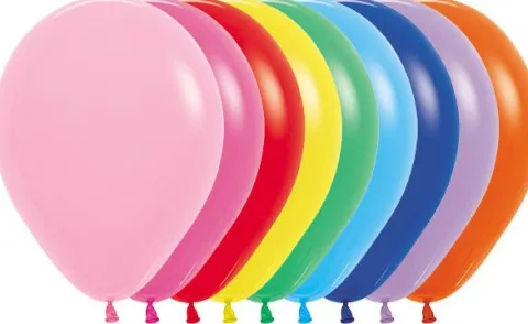Balony Sempertex Solid 5'' 100 szt Mix kolorów