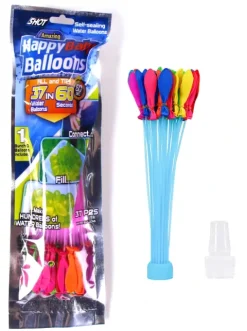 Balony Wodne Bomby 37 szt + nasadka z gwintem