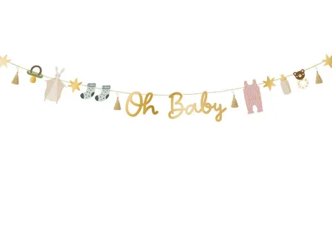 Baner girlanda OH BABY Baby Shower 2,5m