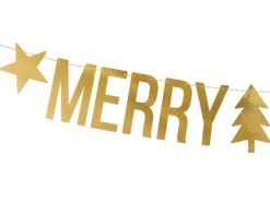 Baner Girlanda świąteczna Merry Christmas 150 cm