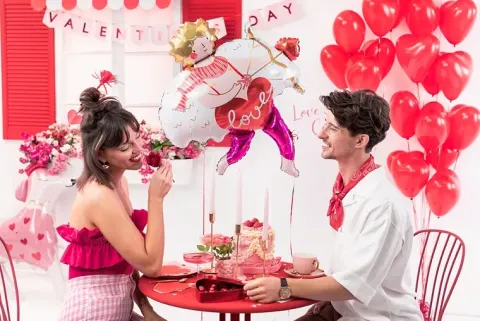 Baner Girlanda Valentines Day WALENTYNKI 150 cm