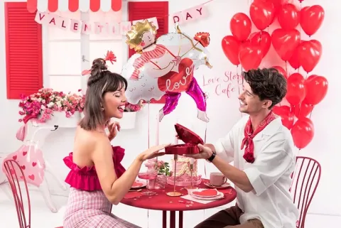 Baner Girlanda Valentines Day WALENTYNKI 150 cm