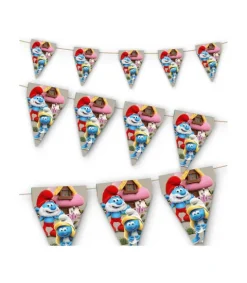 Baner papierowy flagi Smerfy 300 cm