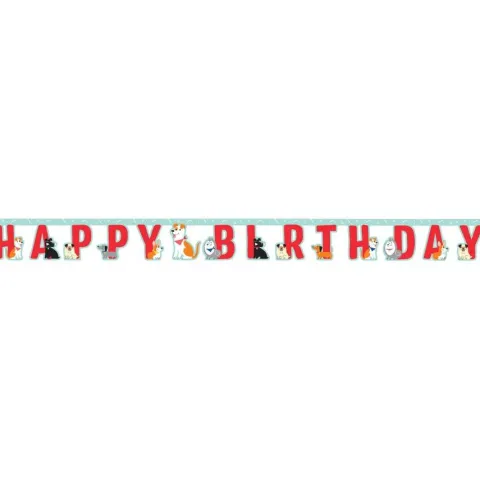 Baner urodzinowy Dog Party Pieski 220 cm