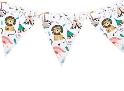 Baner urodzinowy flagi ZWIERZĄTKA 180 cm