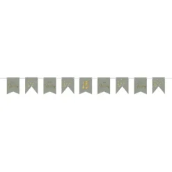 Baner urodzinowy girlanda Golden Dawn z naklejkami DIY 4m