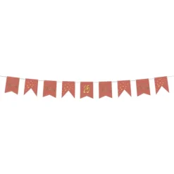 Baner urodzinowy girlanda Golden Dusk z naklejkami DIY 4m