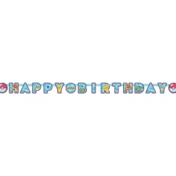 Baner urodzinowy Happy Birthday POKEMON 218 cm