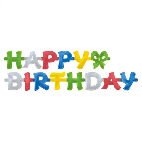 Baner urodzinowy "Happy Birthday" 1,4 m