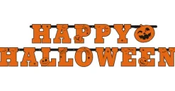Banner girlanda wisząca Happy Halloween dynia 210 cm