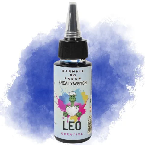 Barwnik w płynie NIEBIESKI - 50 ml - Leo Creative