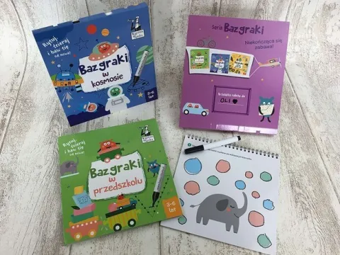 BAZGRAKI W PODRÓŻY (3-6 LAT) KSIĄŻKA + MAZAK KAPITAN NAUKA