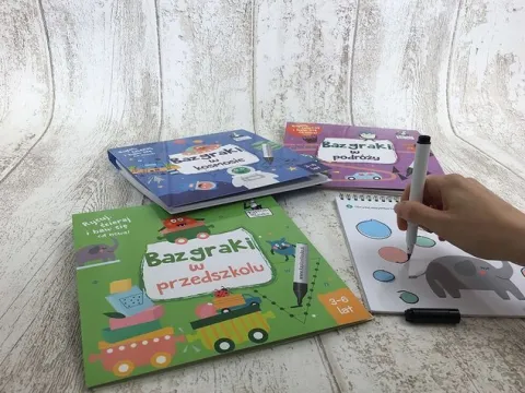 BAZGRAKI W PODRÓŻY (3-6 LAT) KSIĄŻKA + MAZAK KAPITAN NAUKA