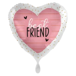 Best Friend balon foliowy serce 18 cali