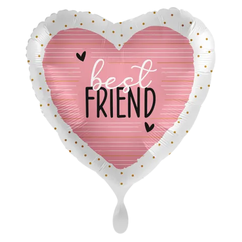 Best Friend balon foliowy serce 18 cali