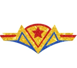 Blingi Naklejki brokatowe na twarz - Superbohater hero