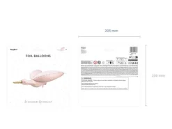BOCIAN balon foliowy 103x60 cm