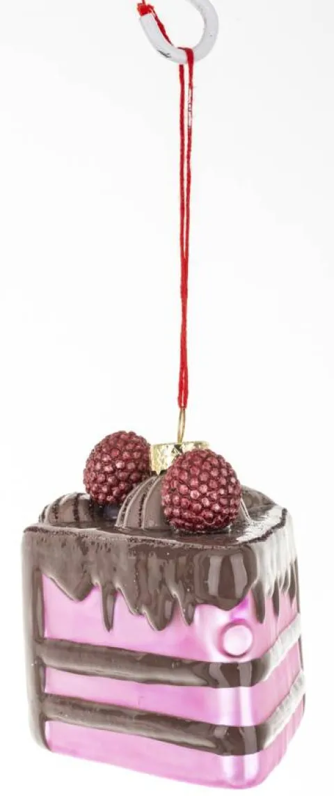 Bombka zawieszka na choinkę tort ciasto 1 szt.