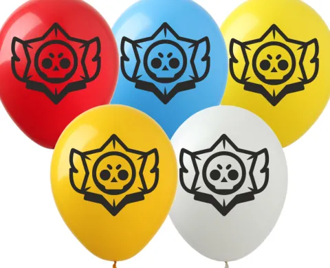 BRAWL STARS balon gumowy z nadrukiem 1 szt. mix