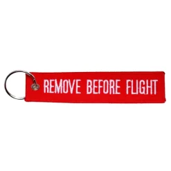 Brelok REMOVE BEFORE FLIGHT