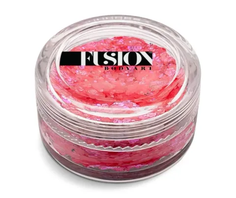 Brokat w kremie kosmetyczny do twarzy i ciała Fusion - Pink Fairy Floss 10ml