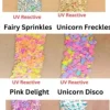 Brokat w kremie kosmetyczny do twarzy i ciała Fusion - Fairy Sprinkles UV 10ml