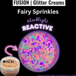 Brokat w kremie kosmetyczny do twarzy i ciała Fusion - Fairy Sprinkles UV 10ml