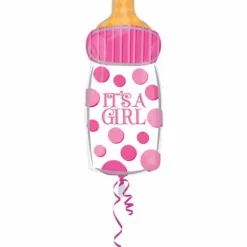 Butelka IT'S A GIRL 23'' balon foliowy Anagram A4