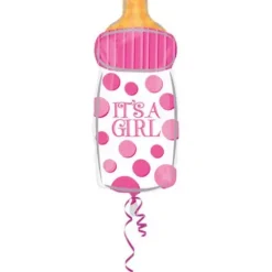 Butelka IT'S A GIRL 23'' balon foliowy Anagram A4