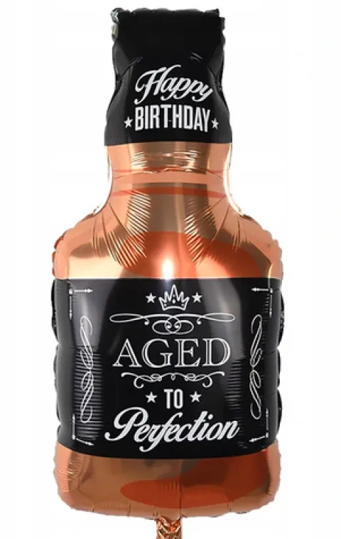 Butelka Whisky balon foliowy (Age to Perfection) 34"