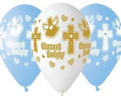 CHRZEST ŚWIĘTY 13 cali balony 5 szt Gemar
